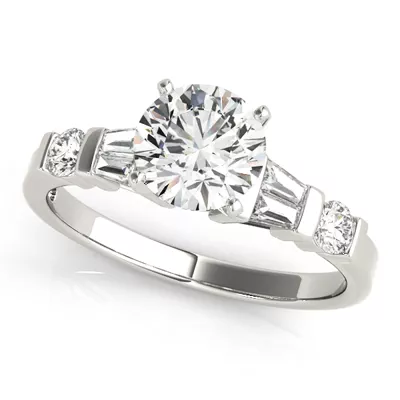 Lorna Baguette Diamond Engagement Ring