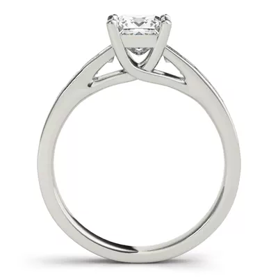 Sicily Princess Cut Engagement Ring With Channel Set Diamonds
