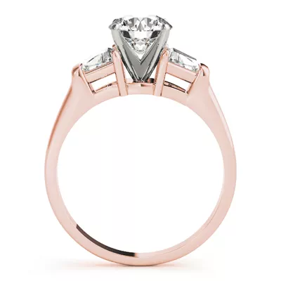 Yasmine Three Stone Engagement Ring