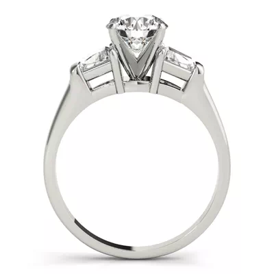 Yasmine Three Stone Engagement Ring