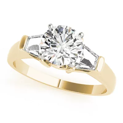 Yasmine Three Stone Engagement Ring