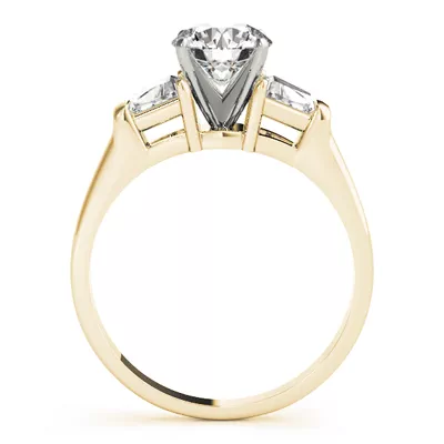 Yasmine Three Stone Engagement Ring
