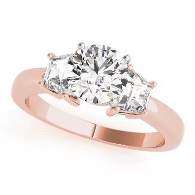 Dione Three Stone Engagement Ring