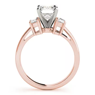 Perdita Three Stone Engagement Ring