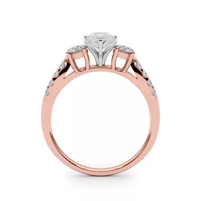 Rosella Three Stone Engagement Ring