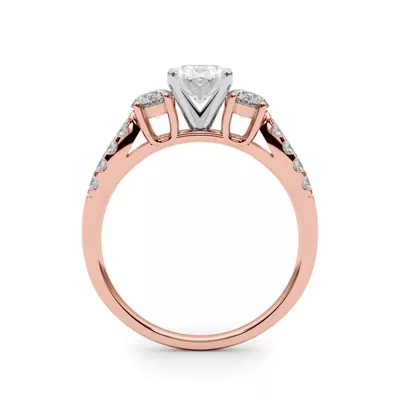 Rosella Three Stone Engagement Ring