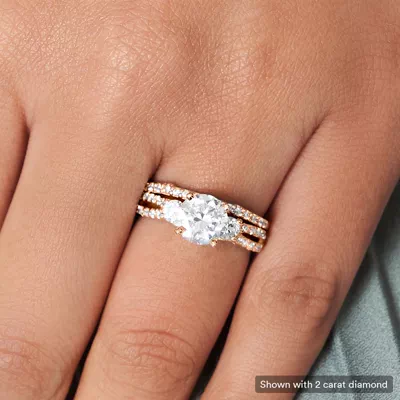 Rosella Three Stone Engagement Ring