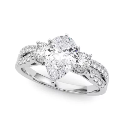 Rosella Three Stone Engagement Ring