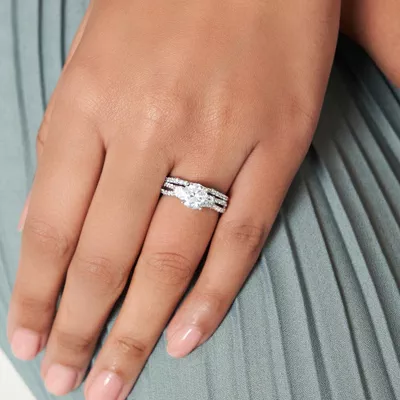 Rosella Three Stone Engagement Ring