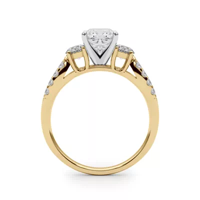 Rosella Three Stone Engagement Ring