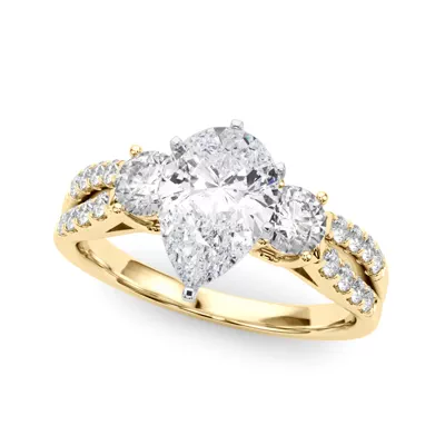 Rosella Three Stone Engagement Ring