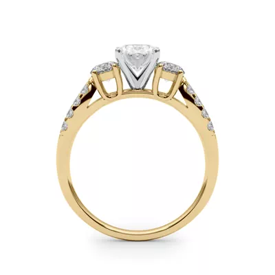 Rosella Three Stone Engagement Ring