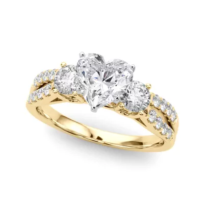 Rosella Three Stone Engagement Ring