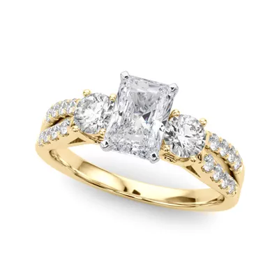 Rosella Three Stone Engagement Ring