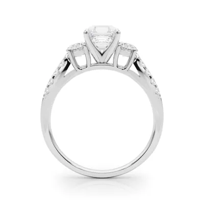 Rosella Three Stone Lab Engagement Ring
