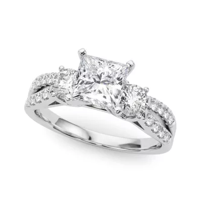 Rosella Three Stone Engagement Ring