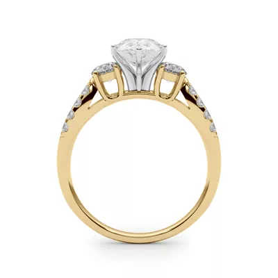 Rosella Three Stone Engagement Ring