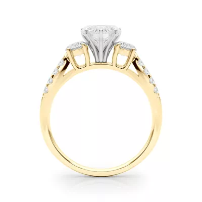 Rosella Three Stone Engagement Ring