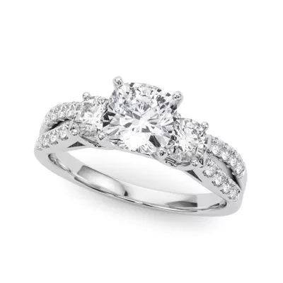 Rosella Three Stone Engagement Ring