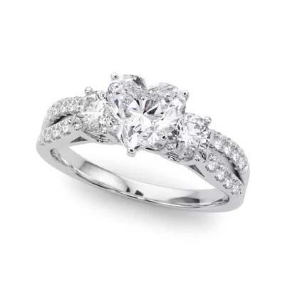 Rosella Three Stone Engagement Ring