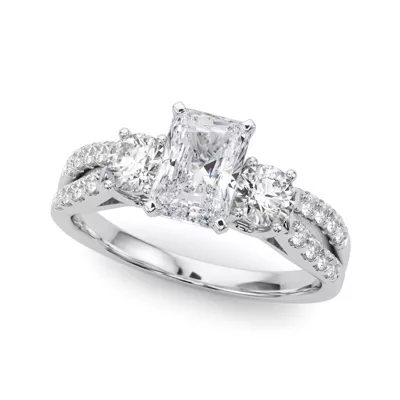 Rosella Three Stone Engagement Ring