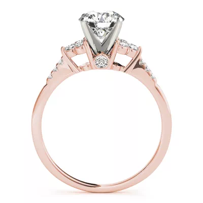 Empress Diamond Cluster Engagement Ring
