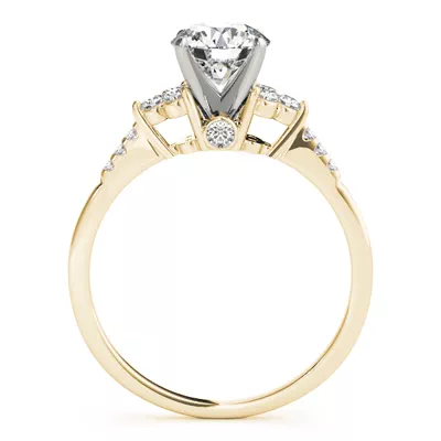 Empress Diamond Cluster Engagement Ring