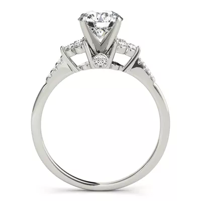 Empress Diamond Cluster Engagement Ring