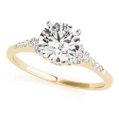 Empress Diamond Cluster Engagement Ring
