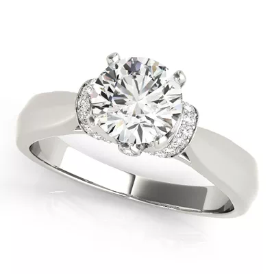 Sera Diamond Collar Engagement Ring