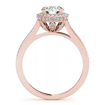 Rylee Halo Engagement Ring