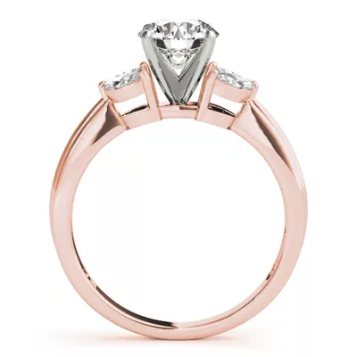 Joyce Marquise Side Stone Engagement Ring