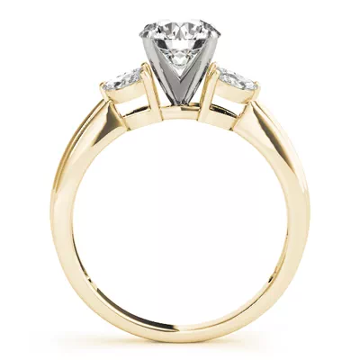 Joyce Marquise Side Stone Engagement Ring