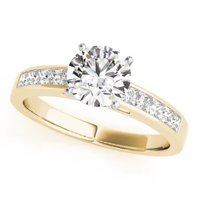 Mojave Princess Cut Channel Engagement Ring