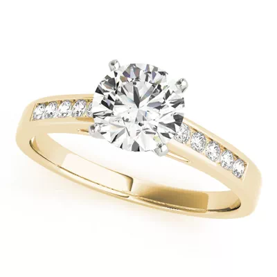 Chara Channel Diamond Engagement Ring