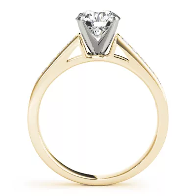 Dulce Channel Diamond Engagement Ring