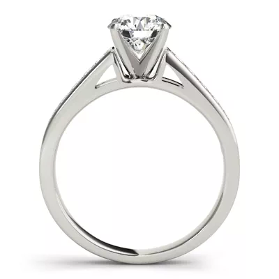 Dulce Channel Diamond Engagement Ring
