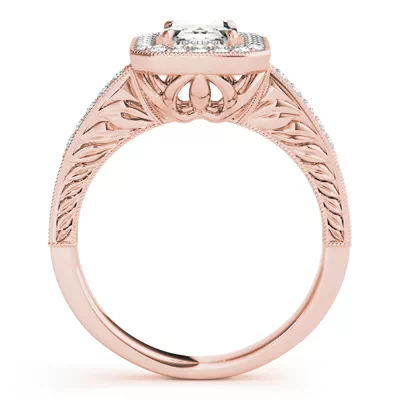 Viola Halo Engagement Ring