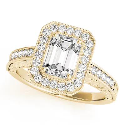 Viola Halo Engagement Ring