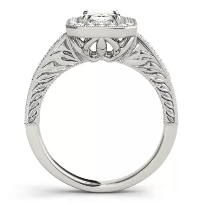 Viola Halo Engagement Ring