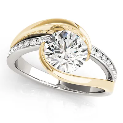 Jordan Contemporary Channel Set Diamond Engagement Ring