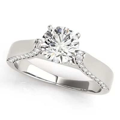 Zilla Pavé Diamond Engagement Ring