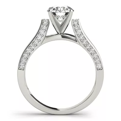 Zilla Pavé Diamond Engagement Ring
