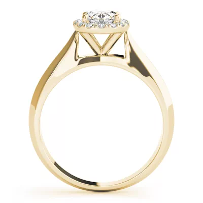 Hailey Halo Engagement Ring