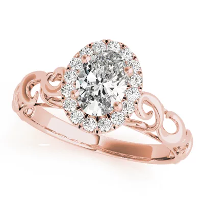 Rya Halo Engagement Ring