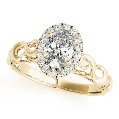 Rya Halo Engagement Ring
