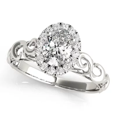 Rya Halo Engagement Ring