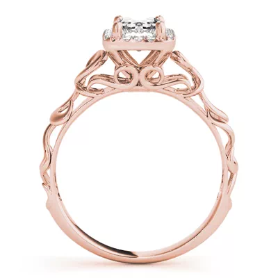 Tyra Halo Engagement Ring