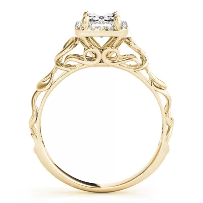 Tyra Halo Engagement Ring