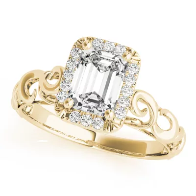 Tyra Halo Engagement Ring